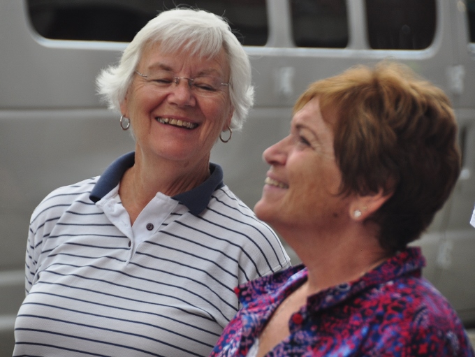 Linda and Pam